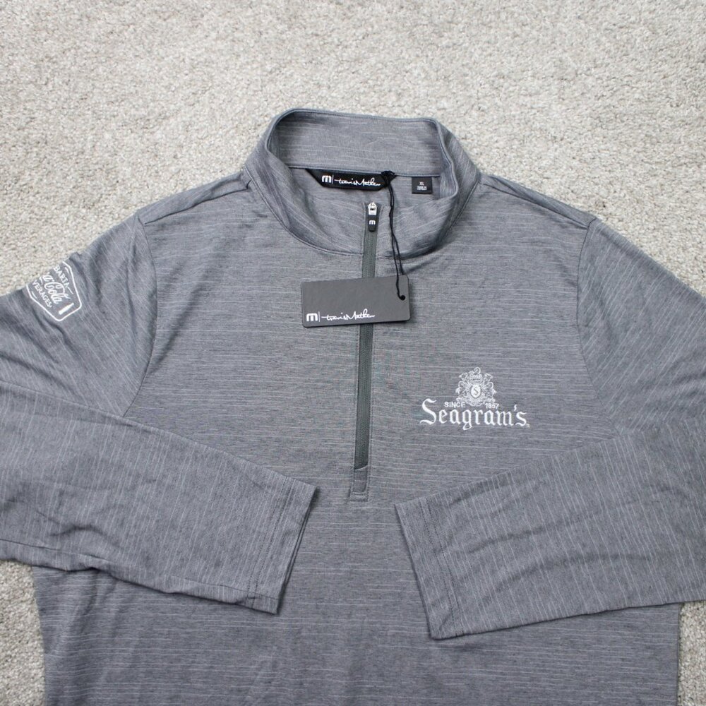 Travis Mathew Sweatshirt‎ NWT Womens XL Gray Crestview 1/4 Zip Golf Long Sleeve